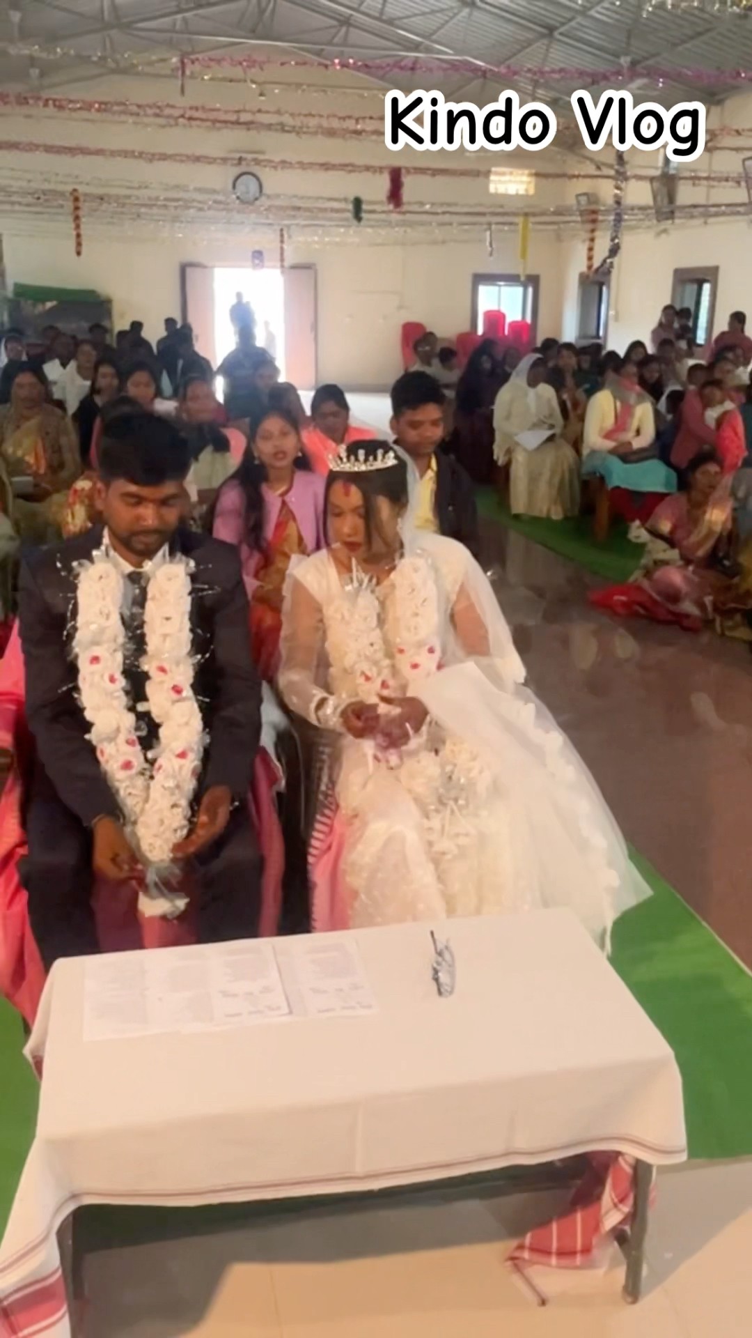 Christain Marriage scene , Jeewan weds jyoti’.